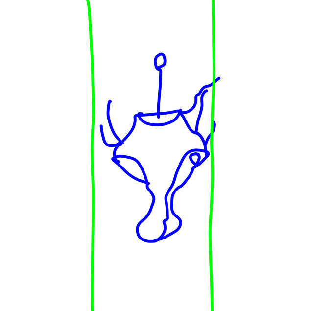 Bull's Head Line Drawing, Group E